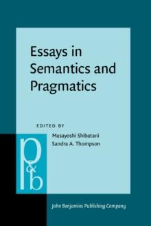 Essays in Semantics and Pragmatics : In honor of Charles J. Fillmore