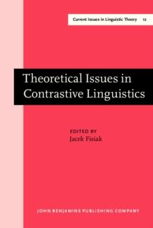 Theoretical Issues in Contrastive Linguistics