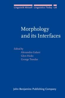 Morphology and its Interfaces