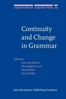 Continuity and Change in Grammar