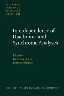 Interdependence of Diachronic and Synchronic Analyses