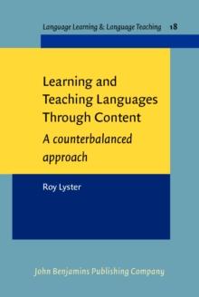 Learning and Teaching Languages Through Content : A counterbalanced approach