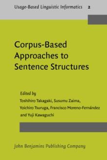 Corpus-Based Approaches to Sentence Structures