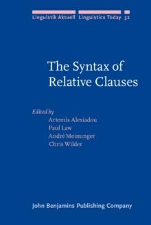 The Syntax of Relative Clauses