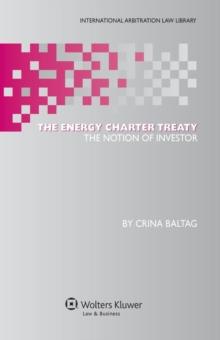 The Energy Charter Treaty : The Notion of Investor