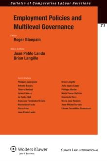 Employment Policies and Multilevel Governance