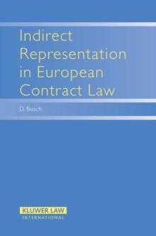 Indirect Representation in European Contract Law