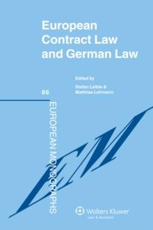 European Contract Law and German Law