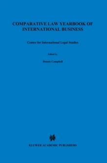 Comparative Law Yearbook of International Business : Center for International Legal Studies