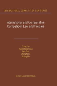 International and Comparative Competition Laws and Policies