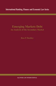 Emerging Markets Debt : An Analysis of the Secondary Market