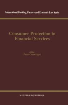 Consumer Protection in Financial Services