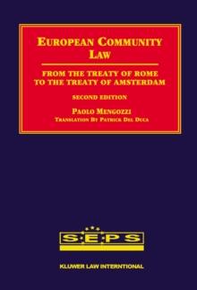 European Community Law : from the Treaty of Rome to the Treaty of Amsterdam