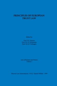 Principles of European Trust Law