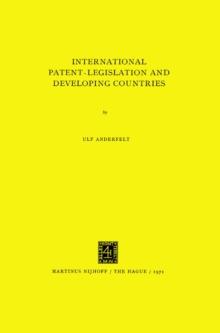 International Patent-Legislation and Developing Countries