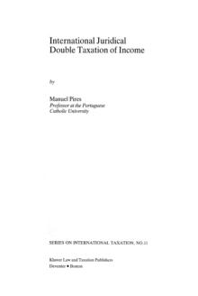 International Juridical Double Taxation of Income