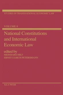 National Constitutions and International Economic Law