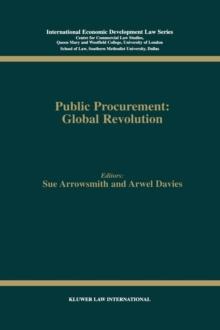 Public Procurement: Global Revolution : Global Revolution