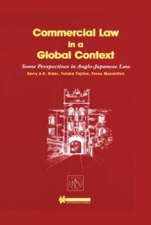 Commercial Law in a Global Context : Some Perspectives in Anglo-Japanese Law