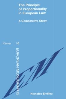 The Principle of Proportionality in European Law : A Comparative Study