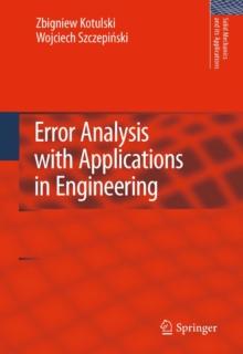 Error Analysis with Applications in Engineering