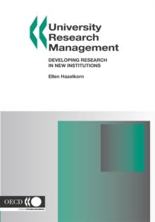 University Research Management Developing Research in New Institutions