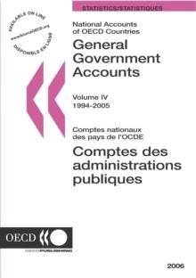 National Accounts of OECD Countries 2006, Volume IV, General Government Accounts