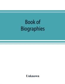 Book of biographies; this volume contains biographical sketches of leading citizens of Bucks County, Penna.