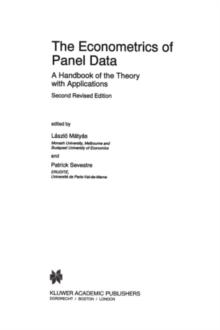 The Econometrics of Panel Data : A Handbook of the Theory with Applications