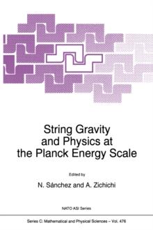 String Gravity and Physics at the Planck Energy Scale