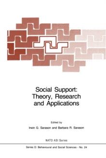 Social Support: Theory, Research and Applications