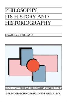 Philosophy, its History and Historiography