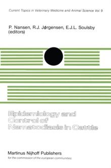 Epidemiology and Control of Nematodiasis in Cattle : An Animal Pathology in the CEC Programme of Coordination of Agricultural Research, held at the Royal Veterinary and Agricultural University, Copenh