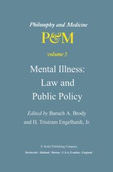 Mental Illness: Law and Public Policy