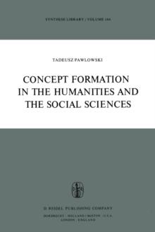 Concept Formation in the Humanities and the Social Sciences