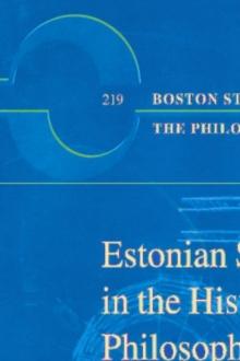 Estonian Studies in the History and Philosophy of Science