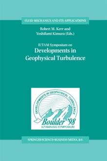 IUTAM Symposium on Developments in Geophysical Turbulence