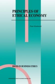 Principles of Ethical Economy