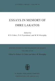 Essays in Memory of Imre Lakatos