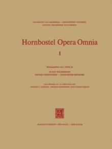 Hornbostel Opera Omnia