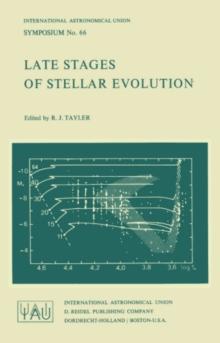 Late Stages of Stellar Evolution