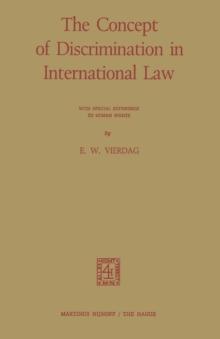 The Concept of Discrimination in International Law : With Special Reference to Human Rights