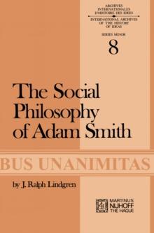 The Social Philosophy of Adam Smith