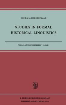 Studies in Formal Historical Linguistics