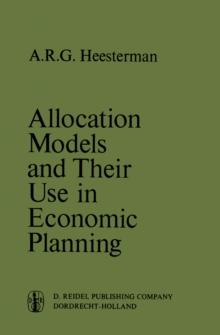 Allocation Models and their Use in Economic Planning