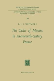 The Order of Minims in Seventeenth-Century France