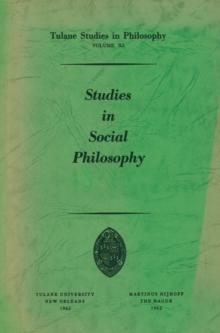 Studies in Social Philosophy