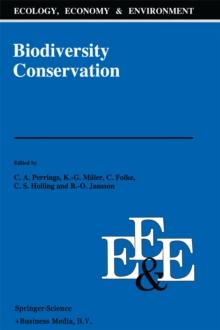 Biodiversity Conservation : Problems and Policies