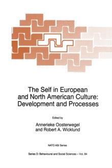 The Self in European and North American Culture : Development and Processes