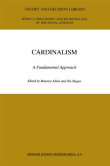 Cardinalism : A Fundamental Approach